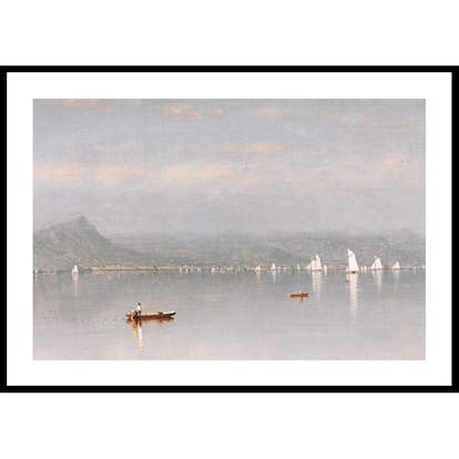 Poster Gallerix Haverstraw Bay By Sanford Robinson Gifford