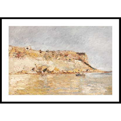 Poster Gallerix Cliff On The Water By Adolphe Monticelli