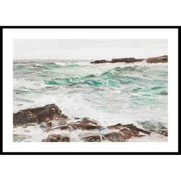 Poster Gallerix Heavy Swells By Howard Russell Butler