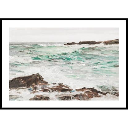 Poster Gallerix Heavy Swells By Howard Russell Butler