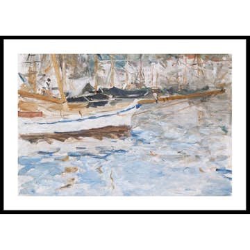 Poster Gallerix The Port Of Nice By Berthe Morisot