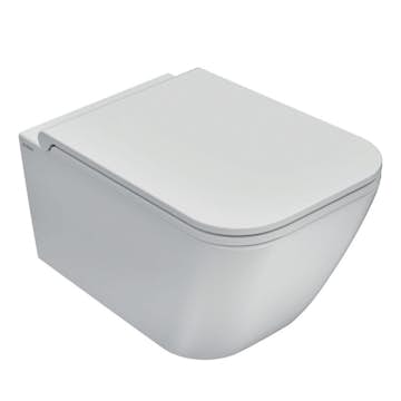 Vägghängd Toalettstol Globo Stone