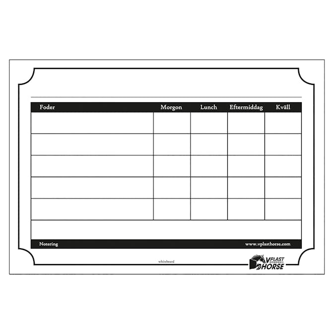 Foderstat tavla HANSBO SPORT