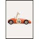 Poster Gallerix Giraffe In Toy Car