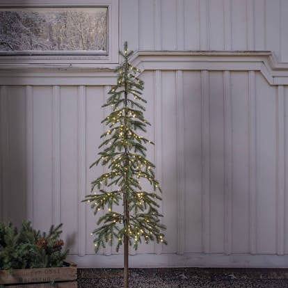 Julgran Star Trading Grantorp Plastgran 150 cm med LED 240 Ljus