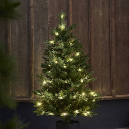 Julgran Star Trading Byske Plastgran 90 cm med LED 50 Ljus