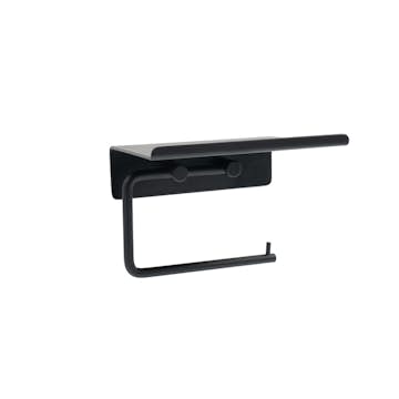 Toalettpappershållare Beslag Design Base med Hylla Självhäftande