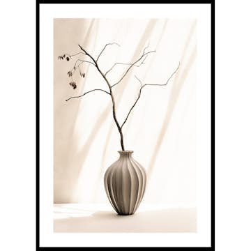 Poster Gallerix Flower Pot And Branch No1