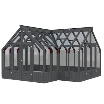 Växthus Palmako Emilia 19,9 m² (inv. 19,1 m²)