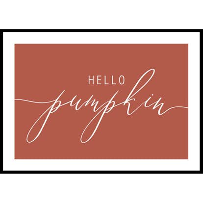 Poster Gallerix Hello Pumpkin