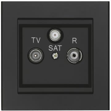 Slututtag Malmbergs Optima Radio/Tv/Satellit Svart