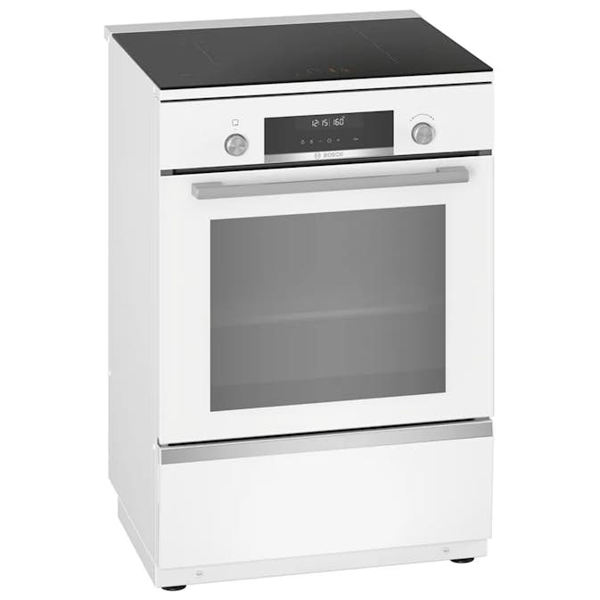 Induktionsspis Bosch Serie 6 HLS79W321U Vit med AutoPilot och Pyrolys
