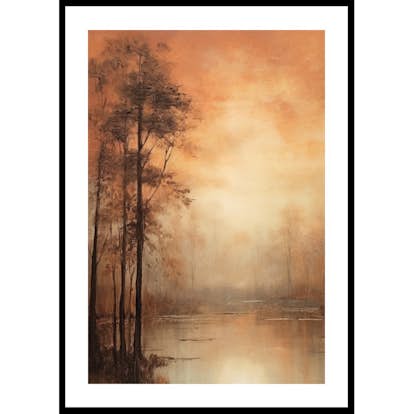 Poster Gallerix Painted Sunset