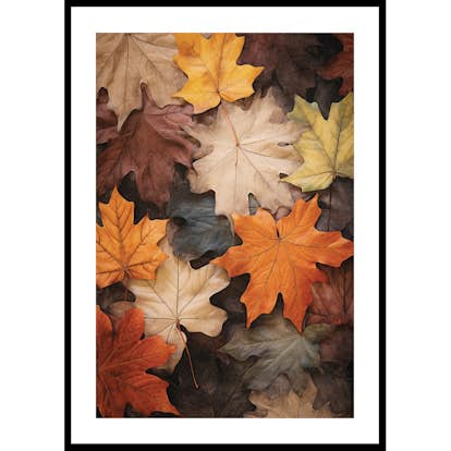 Poster Gallerix Multicolored Autumn Leaves