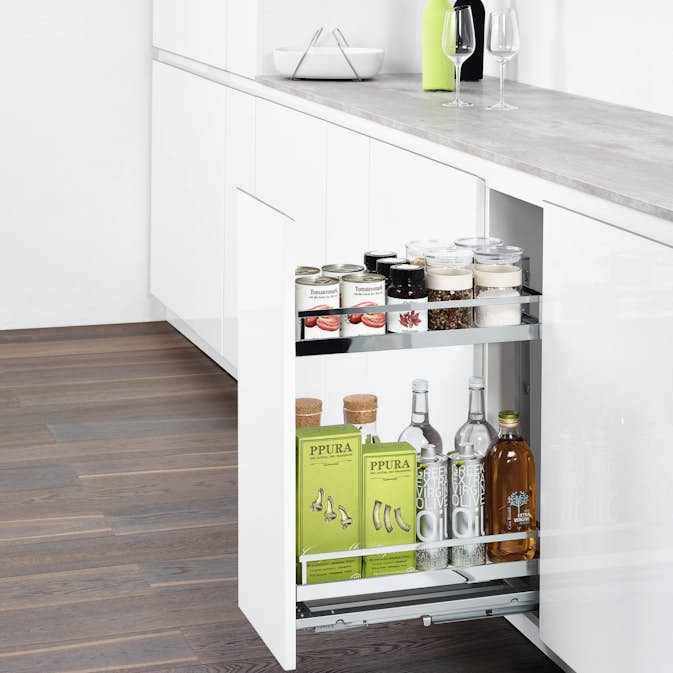 Utdrag Theofils Kesseböhmer Dispensa Junior III Utdrag 2 Hyllor Classic Grå/Silver