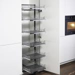 Högskåpsutdrag Theofils Kesseböhmer Tandem Solo Arena Classic Grå/Silver 6 Hyllor