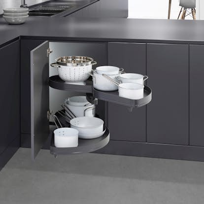 Hörnskåpsutdrag Theofils Lemans II Arena Plus Pure Antracit