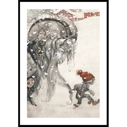 Poster Gallerix Julbocken By John Bauer