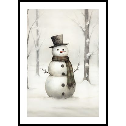 Poster Gallerix Winter Snowman