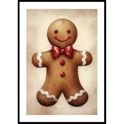 Poster Gallerix Happy Gingerbread Man