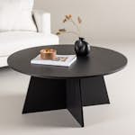 Soffbord Venture Home Bootcut Svart Runt Vardagsrumsbord