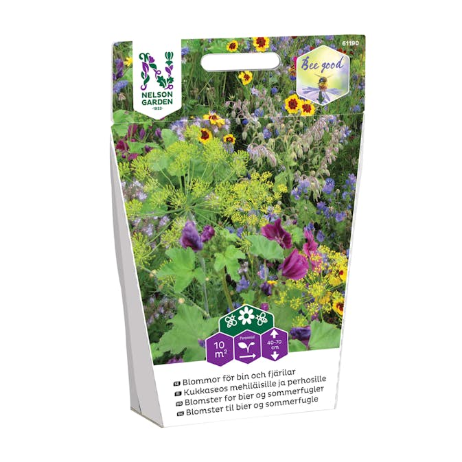 Blomblandning Nelson Garden Trädgårdsblommor med Blandade Färger