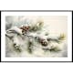 Poster Gallerix Snow Covered Pine Cones