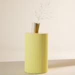 Sidobord Venture Home Lenox Runt Bord/Piedestal Ø30,5cm Yellow