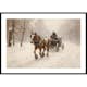 Poster Gallerix Horse And Sleigh