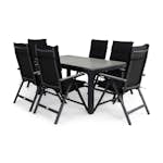 Matgrupp Comfort Garden Monaco Matgrupp Utomhus 152-210x90med 6 Monaco Light Positionsstol Dyna