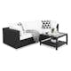 Loungegrupp Comfort Garden Bahamas 3-sits med Utebord 75x75 Utomhus