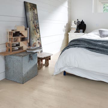 Laminatgolv Meister Laminate LC 150 Vit Lyed Ek Strip 6181