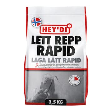 Spackel Heydi Laga Lätt Rapid 3,5 kg