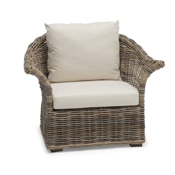 Loungestol Hillerstorp Edsklinta Naturrotting Beige/Grå Utomhus