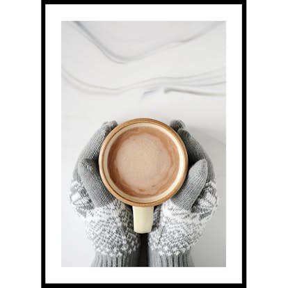 Poster Gallerix Mittens And Hot Chocolate