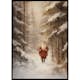 Poster Gallerix Santa Claus Winter Walk
