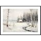 Poster Gallerix Cottage Winter Landscape