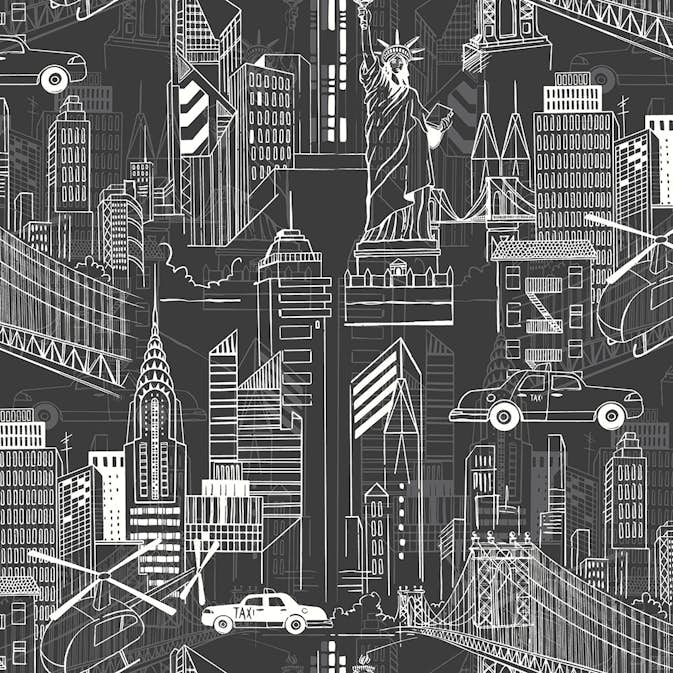 Tapet Fiona Big City 640102