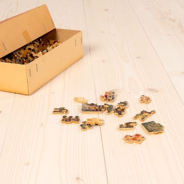 Massivt Trägolv DalaFloda SoftSpruce Dolomit Vittonat 1-Stavs Grangolv