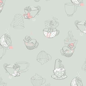 Tapet Fiona Teatime 640409