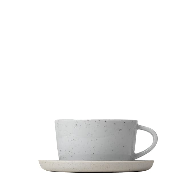 Kaffekoppar Blomus Salbo Stengods med Fat 2-pack
