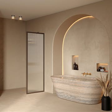 Duschvägg Hietakari Bläk 731 New York Fast