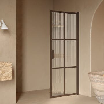 Duschdörr Hietakari Bläk 738 Paris Vändbar