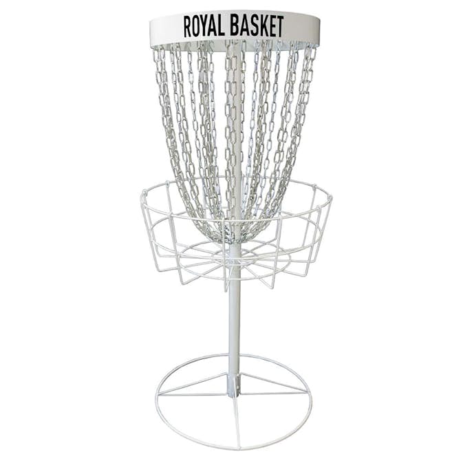 Frisbeegolfkorg Viking Discs Royal Basket Stålkorg Vit