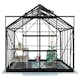 Växthus Lykke Hybrid 82 m2 Svart