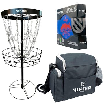 Sportutrustning Viking Discs Discover Frisbeegolfset med Korg
