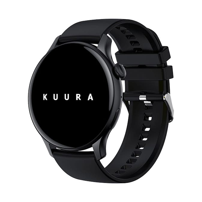 Smartwatch Kuura Function F7 V3 Svart Löparklocka med Pulsmätare