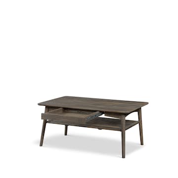 Soffbord Stenexpo Kalix Rektangulärt Vardagsrumsbord i Massiv Rökoljad Ek