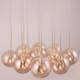 Taklampa Globen Lighting Skyfall Amber