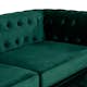 Bäddsoffa Manor House Chesterfield Lyx 3-sits Sammet